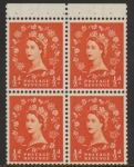 SB5 Edward Crown 4x½d,  wmk. upright perf P (good perfs) U/M (MNH)