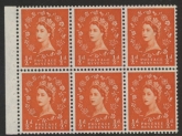 SB8 watermark Crowns  6x½d,  wmk. upright perf I (good perfs) U/M (MNH)