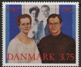 1992 Denmark SG.979 Silver Wedding U/M (MNH)