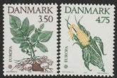 1992 Denmark SG.977-8 Europa Set of 2 values U/M (MNH)