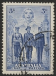 1940 Australia SG.198 3d blue Imperial Forces Used