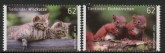 2015 Germany SG.3951-2 Young Animals Set of 2 values U/M (MNH)