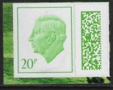 V5275  20p light green M25L MPIL  ex CY14 Lord of The Rings U/M (MNH)