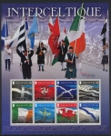 2008 IOM MS.1434 Interceltique Flags Mini Sheet U/M (MNH)