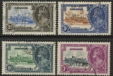 1935 Gibraltar SG.114-7 KGV Silver Jubilee Set of 4 values Used
