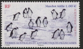 2017 French Antarctic SG.835 Adelie Penguins U/M (MNH)