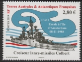 2019 French Antarctic SG.883 Colbert Ships U/M (MNH)
