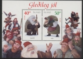 2000 Iceland MS.981 Christmas Ogres Mini Sheet U/M (MNH)