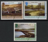2000 Falkland Islands.  SG.882-4 Bridges. set 3 values. fine used.